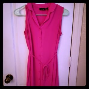 Pink blouse dress